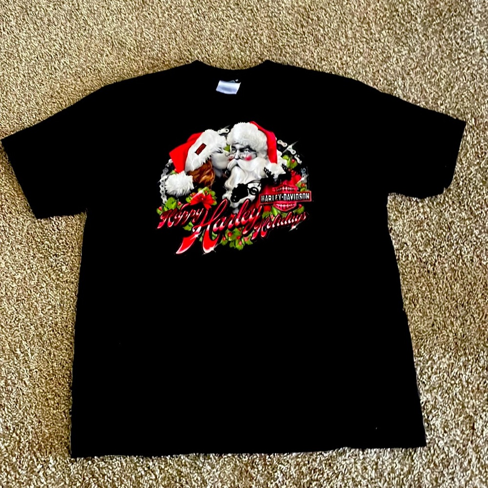 Harley Davidson Christmas t shirt